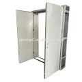 steel frame door with wide frame